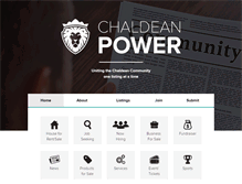 Tablet Screenshot of chaldeanpower.com